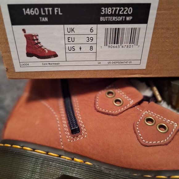 Dr Martens Butter Soft Fur Boots 1460 - Picture 10 of 13